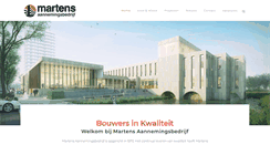 Desktop Screenshot of martens-bouw.nl