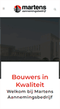Mobile Screenshot of martens-bouw.nl